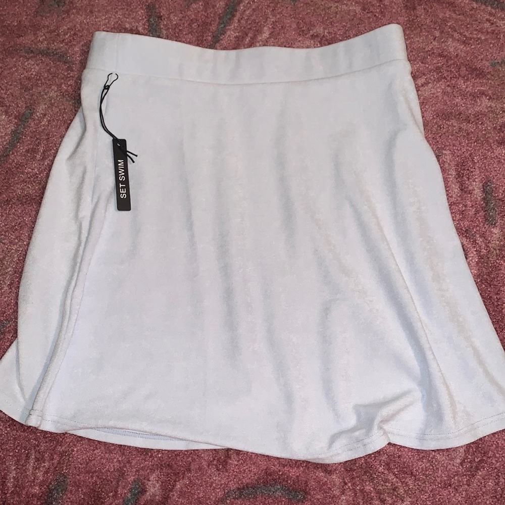 Limited release set active French terry skirt